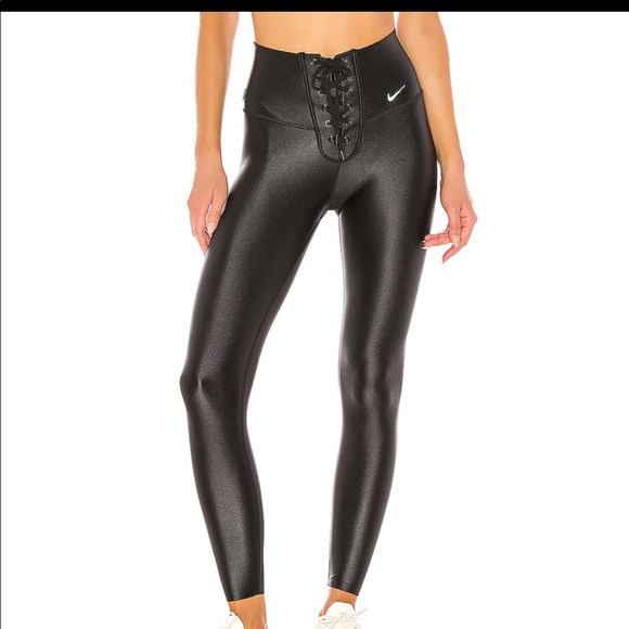 nike power hi shine tight